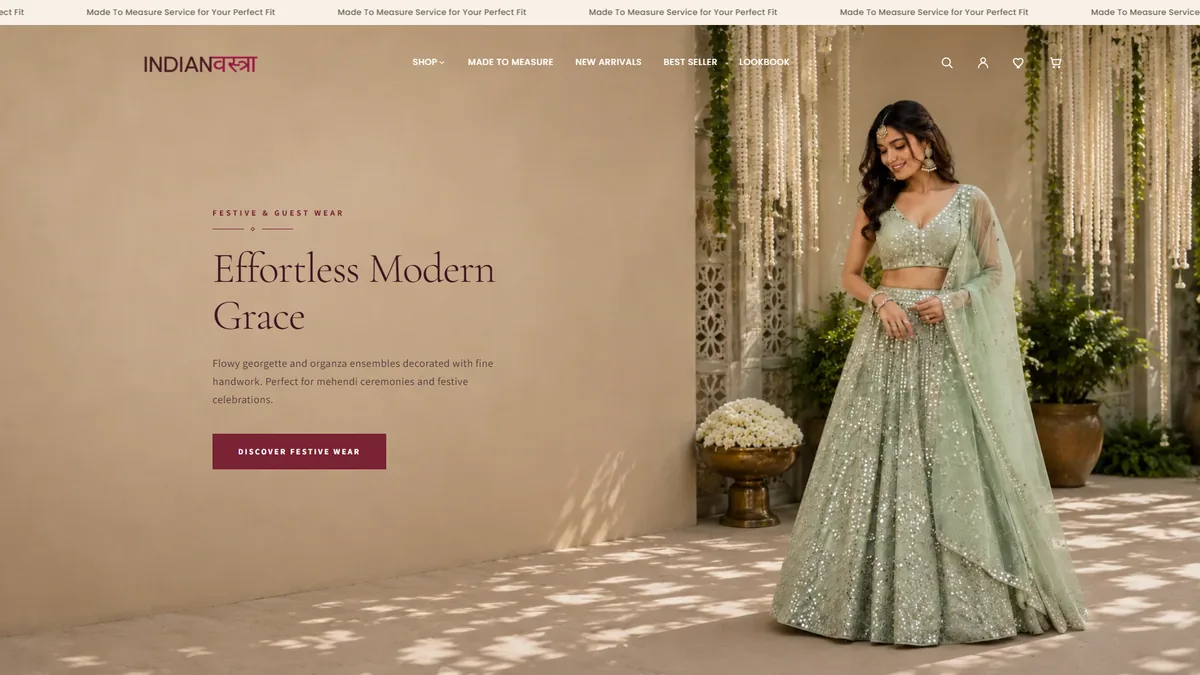 Indian Vastraa — built by EasyWork Solutions