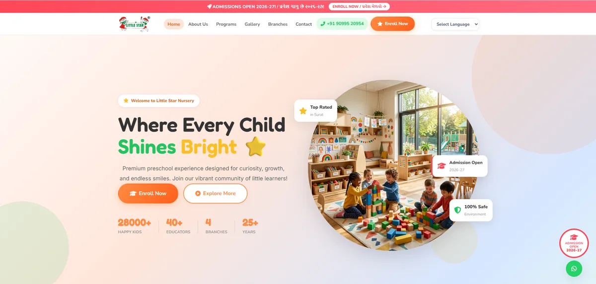 Little Star Nursery — built by EasyWork Solutions